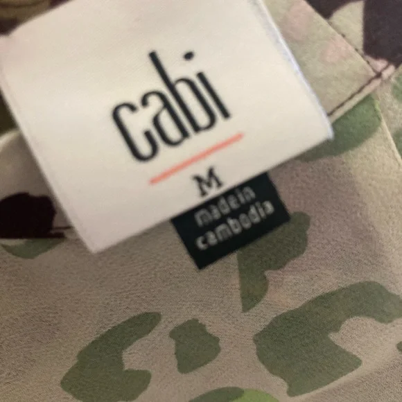 Cabi Multicolor Leopard Kimono Style Midi Dress - Picture 15 of 16